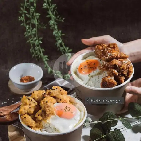 Rice Bowl Chicken Karage | Nasi Mentai