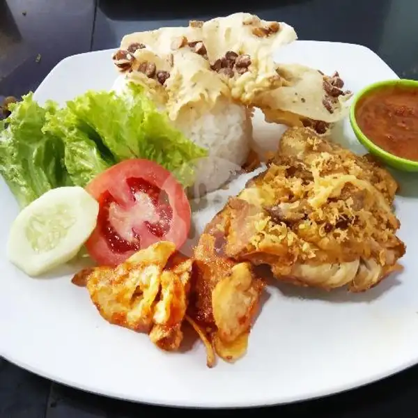 Nasi Putih Ayam Peyek | Ayam Penyet Jakarta, Dr Mansyur