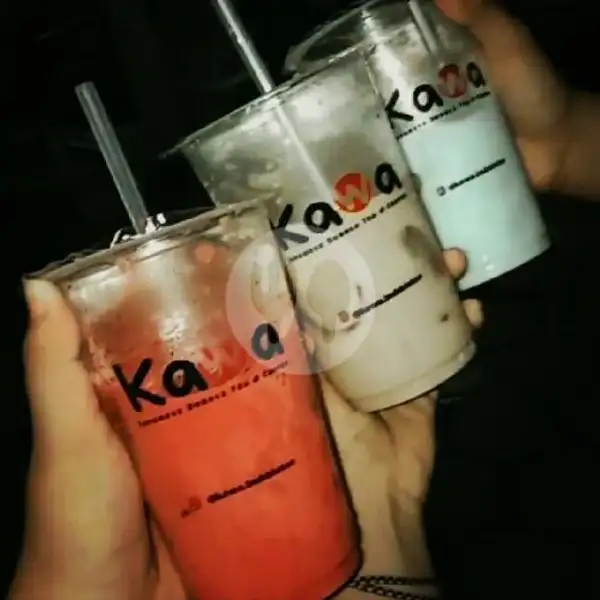 4 Cup KAWA  All VarianT Dan Pilih Toppingnya | Kawa Japanesse Bubble Tea & Coffee, Kyai Tambak Deras
