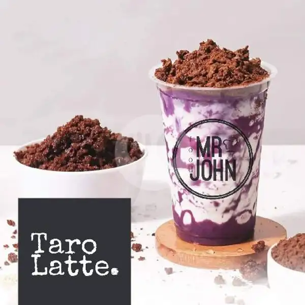 Taro Latte. Large | Food Mr.John