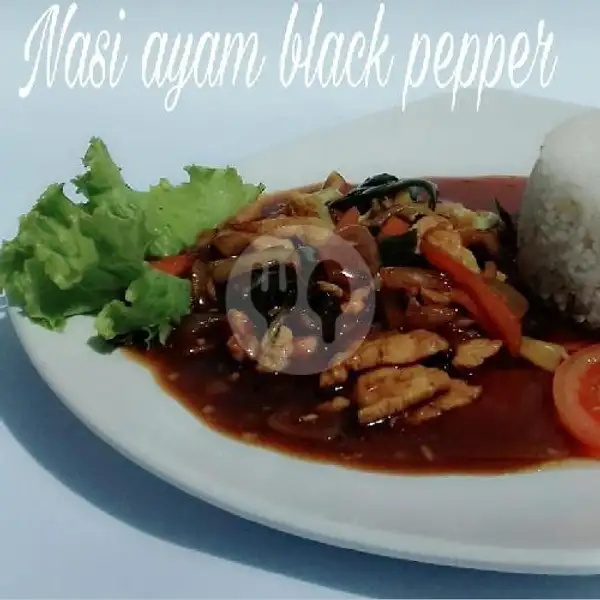 Nasi Ayam Blackpepper | Gerai Md Tomyam Food, Jatinangor