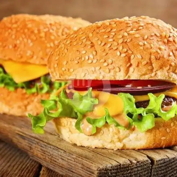 Burger Daging Sapi + Sayuran | Hotdog Mozarela Kita, Tampan