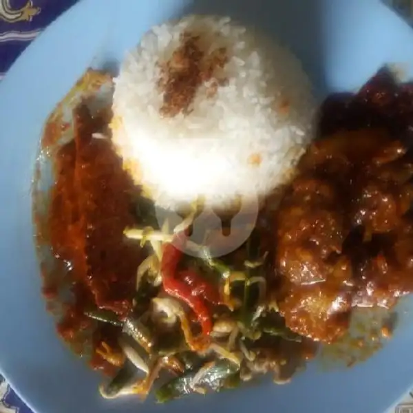 Paket Nasi Pindang Tongkol, Jengkol, Sayuran | Warteg Ponggol, Sukapura