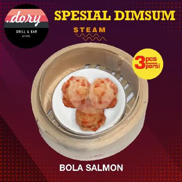 Bola Salmon (Dimsum) | Dory Streetfood, Krembangan