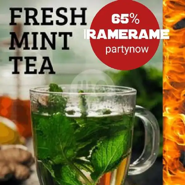 Ice Mint Tea Hot/cold Freshness | Nasi Briyani Kebuli Yonhubad Depok