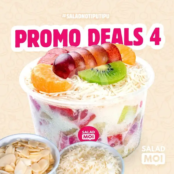 PROMO DEALS 4 | Salad MOI (#1 Healthy Salad Buah), Tugu