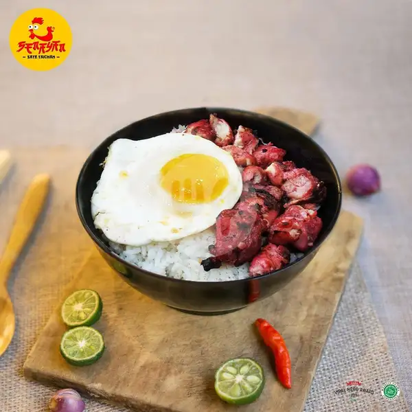 Ricebox Ayam Charsiu + Sunny Egg | Sate Taichan Senayan, Kolonel Sugiyono
