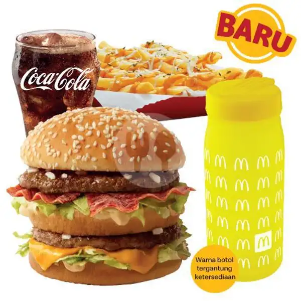 Big Mac Beef Rasher McFlavor Set, Med + Colorful Bottle | McDonald's, Galuh Mas-Karawang