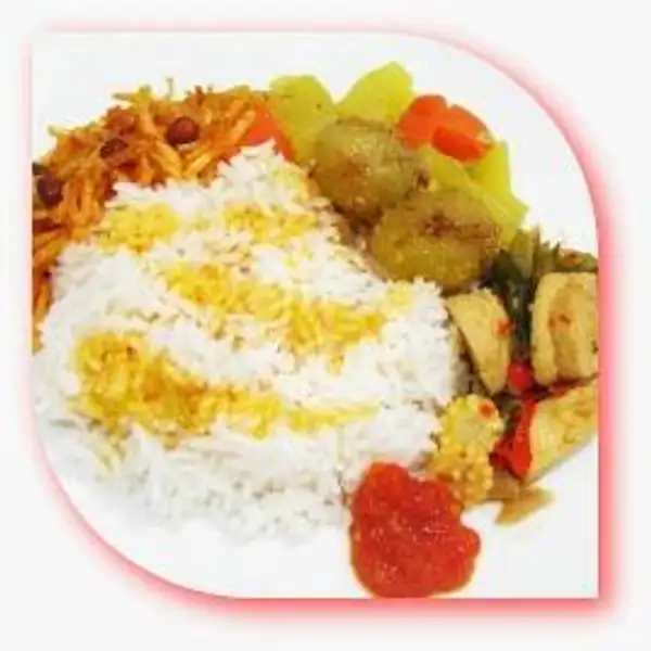 Nasi Sayur Telor+ Teh Manis | Kedai Siantar Melati, Serpong