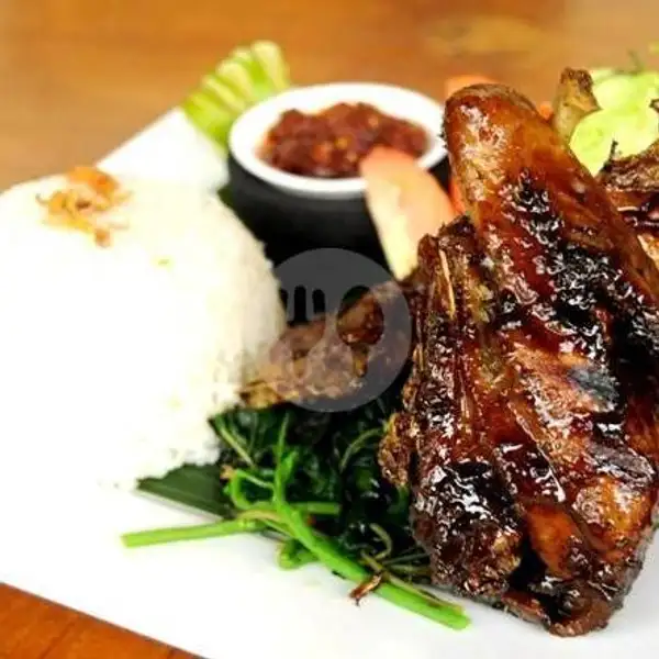 Paket Bebek Bakar + nasi Lalapan | Ayam Bakar Kobong Banyuwangi,Ubud