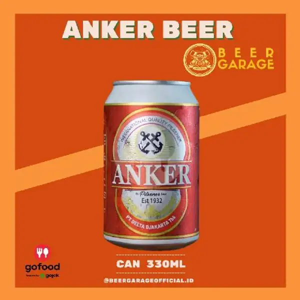 Anker Kaleng / Can 330ml | Beer Garage, Ruko Bolsena