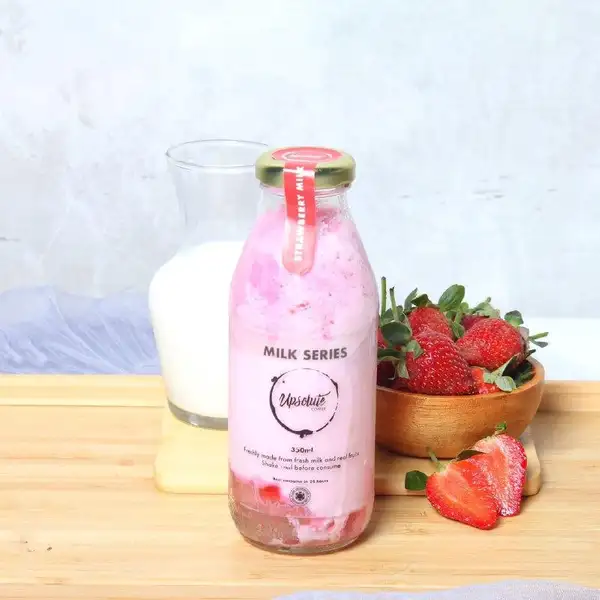 Strawberry Milk | Upsolute Coffee, Cilacap