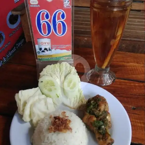Nasi Ayam Lombok Ijo , Lalapan, Es Teh | My Kopi Soekarno Hatta 71, Soekarno Hatta