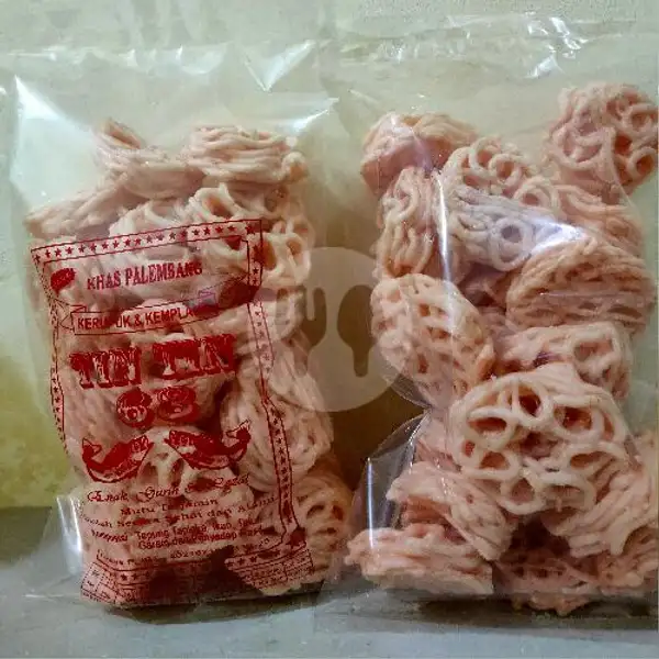 Kerupuk Mawar Merah udang asli 250gram | Mandiri Kemplang & Kerupuk 
