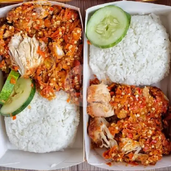 Nasi Ayam Geprek | CRISPY Fire Chicken, Blimbing