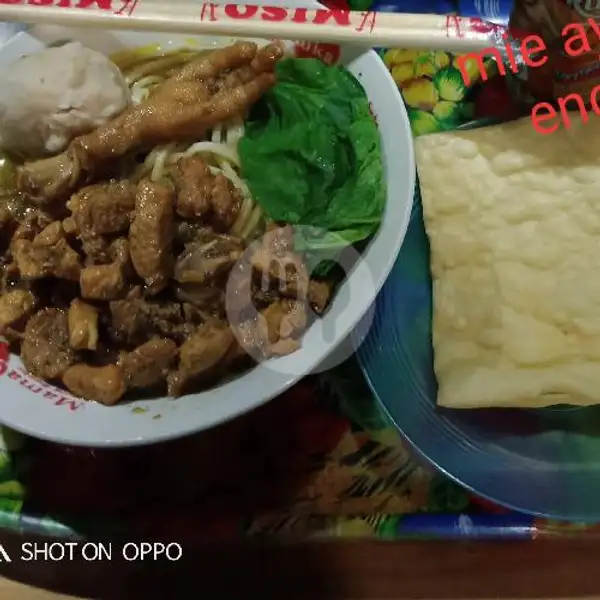 Mie Ayam baso +ceker | Mie Ayam Encul, Puyuh Dalam