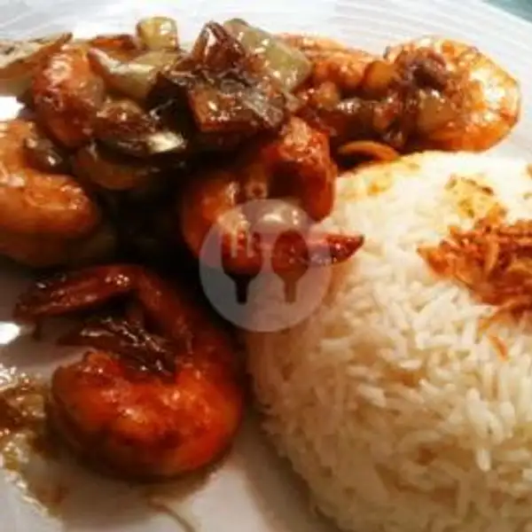 Nasi Siram Udang Mentega | Waroeng 86 Chinese Food, Surya Sumantri