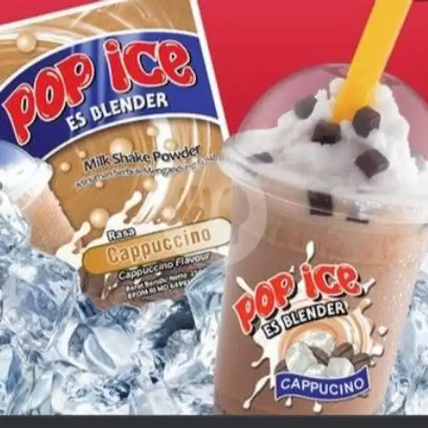 Pop Ice Cappucino | Pop Ice Bubble / Ice Mocktail Rainbow