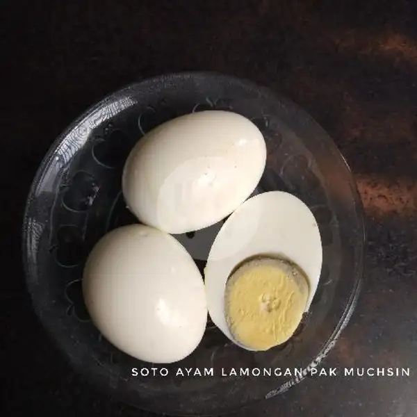 Telur Ayam Rebus | Soto Ayam Lamongan Pak Muchsin, Pekalipan