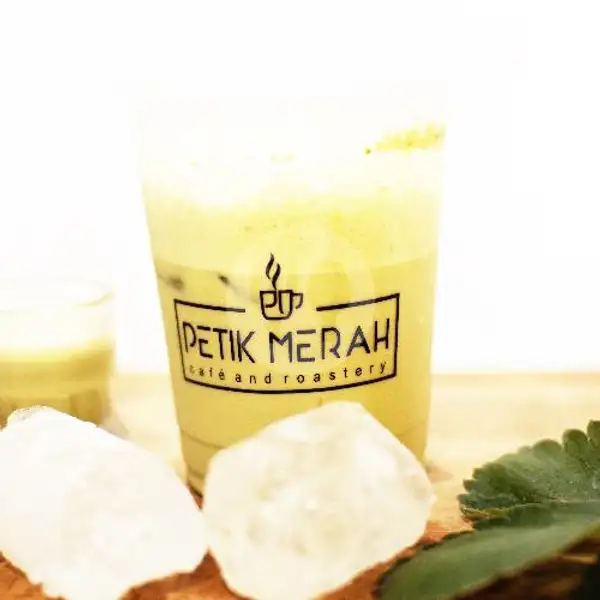 Hot Matcha Latte | Petik Merah Cafe & Roastery, Depok
