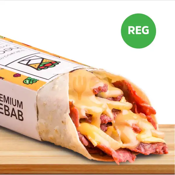 Reg Beef Cheesy Mayo Kebab | KABOBS – Premium Kebab, DMall