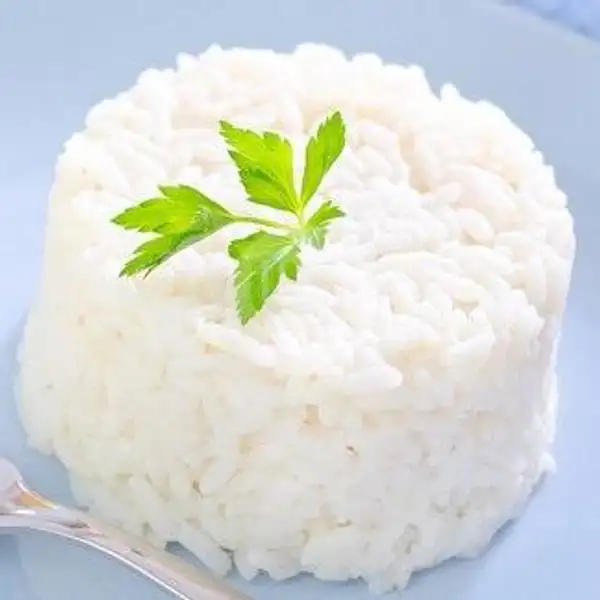 Nasi Putih | Sate & Kambing Guling Barlys, Holis