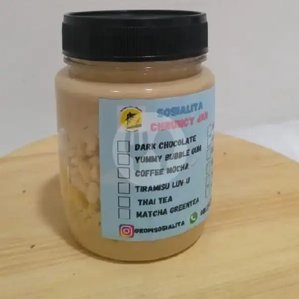 Sosialita Chruncy Crispy Jar Delicious Capucino | Kopi Sosialita & Desert Box