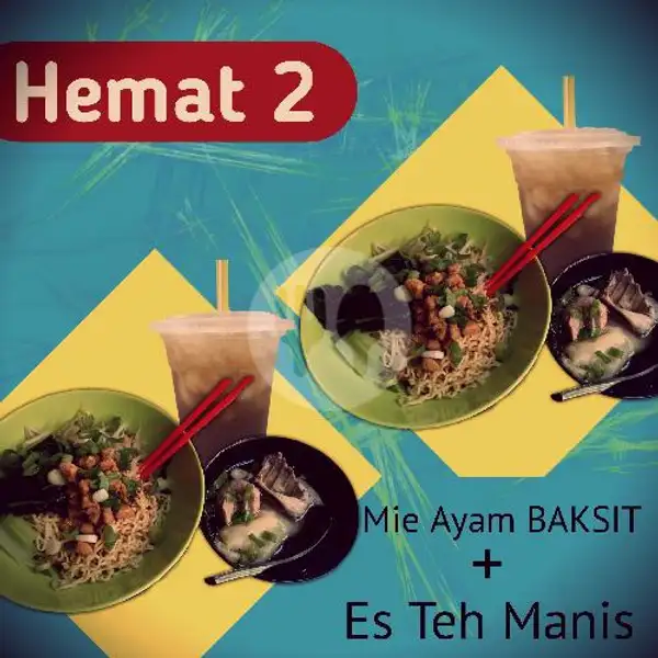 Hemat 2 Mie Ayam BAKSIT + Es Teh Manis | Mie Ayam Baksit, Gunung Sahari