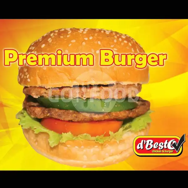 Premium Burger GJK | D'BestO, Kampung Baru