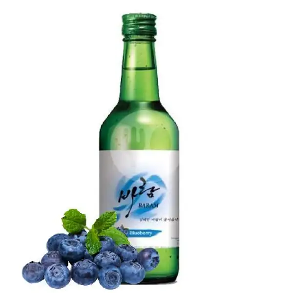 Soju Baram Blueberry + Free Kacang Kulit Garuda | Arnes Beer Snack Anggur & Soju