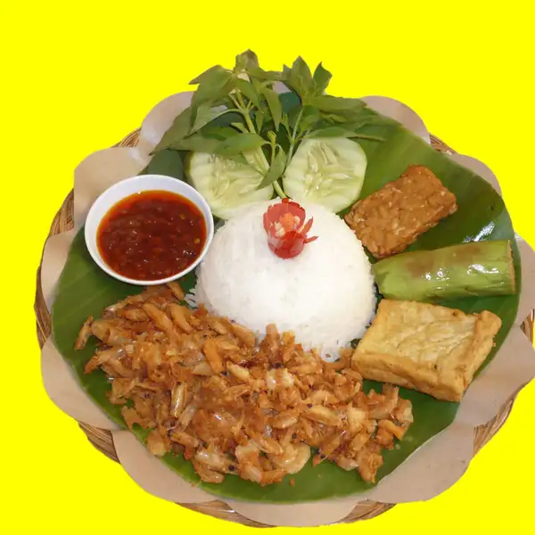 Nasi Besek Udang Kremes / Porsi | Ayam Besek Bu Tutiek, ITC