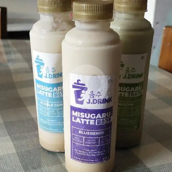Misugaru Latte - Blueberry + Milk, 250ml | Gudeg Jogja Tombo Kangen, Kijang