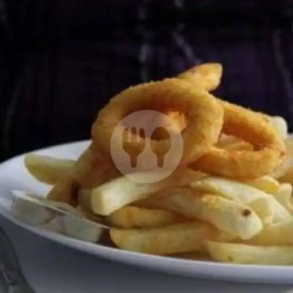 Calamari And Chips | Kedai Kopi Blue (Kopi Original, Burger, Kebab), Malang