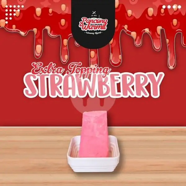 Extra Strawberry | Pancong Warmil (Waroeng Ngemil), Suhat