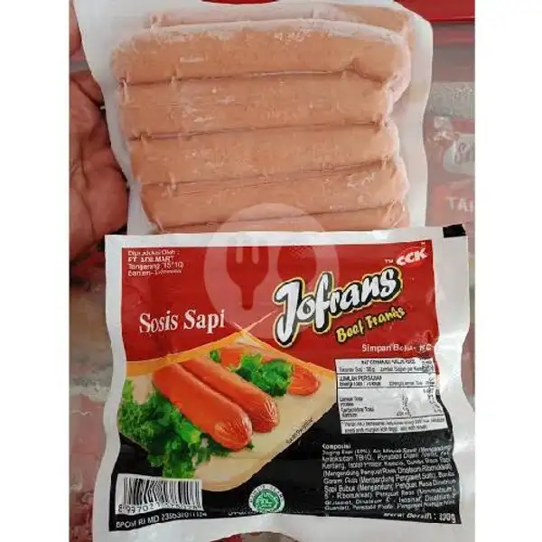 Sosis Jofran Sapi | Berkah Jaya Frozen Food