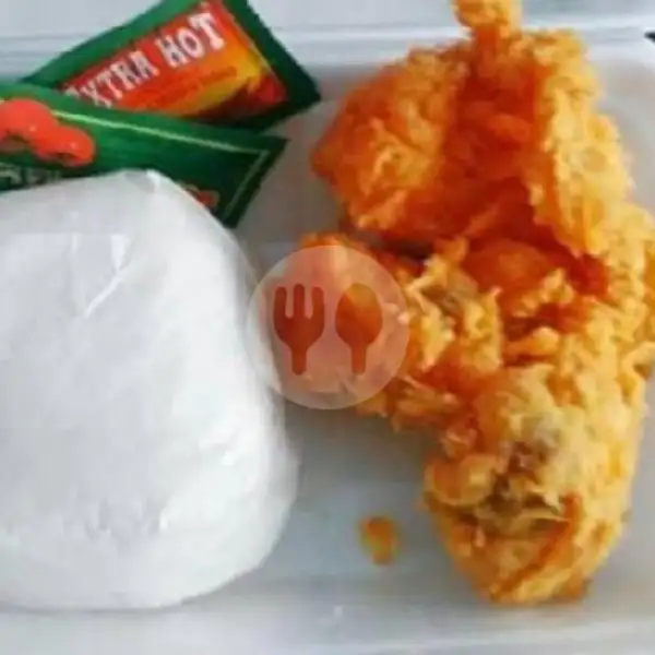 Nasi Ayam Crispy Large | Ayam Geprek Njerit, Wonocolo