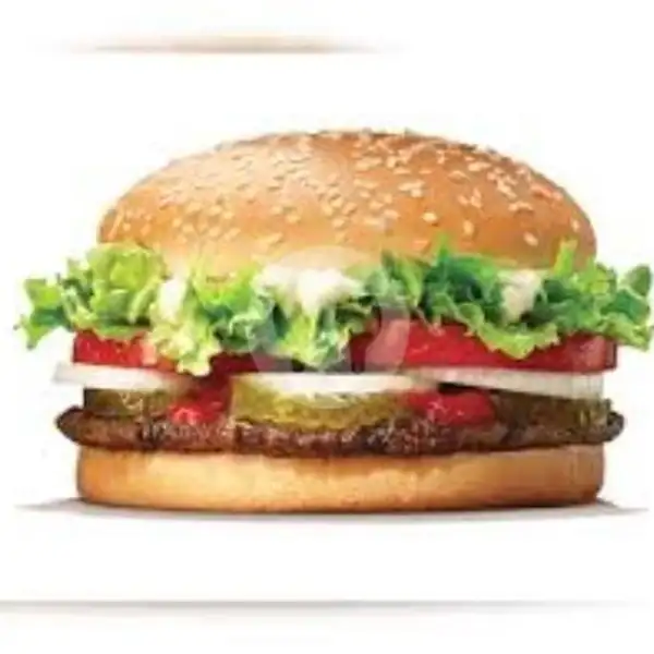 Beef Burger Single | Ayam Geprek Bejeg