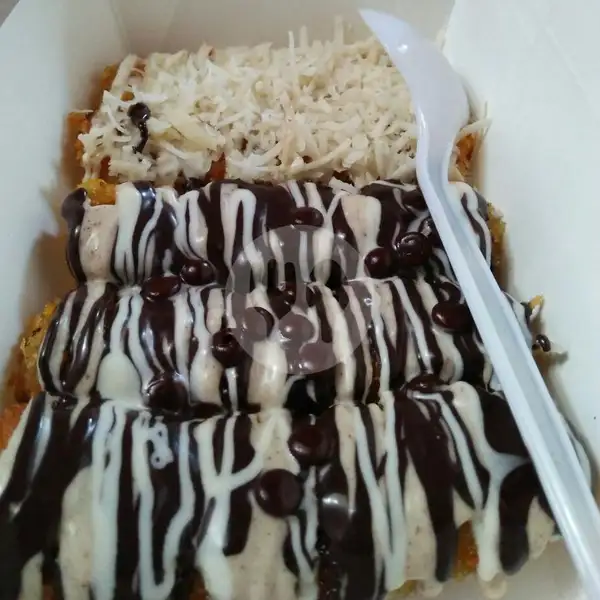 Chocho Mix Tiramisu & Vanilla + Cheese | Pisang Nugget Ngeunah, Tanah Sereal