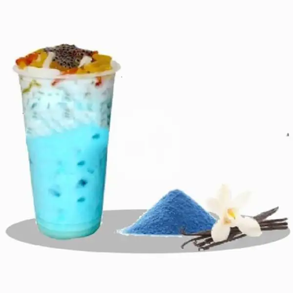Vanilla Blue Flavour M | Santuy Food, Seberang Ulu 2