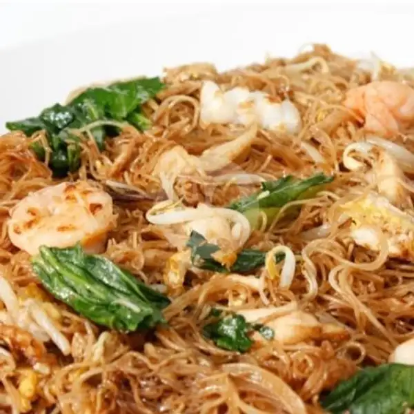 Bihun Goreng Seafood ( Cumi, Udang ) | Nasi Goreng Hijau ( One' ), Duren Sawit