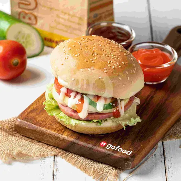Burger Sapi | Kebab Turki Baba Rafi, SPBU Bandara Adi Sucipto