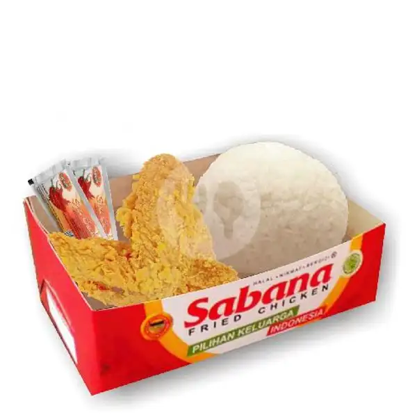 Paket Hemat 1 | Sabana Fried Chicken, Gurami Lebar