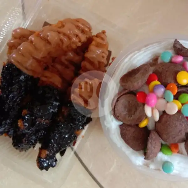 Paket Choco Caramel Pisang Crispy | ShinchaShop, Depok