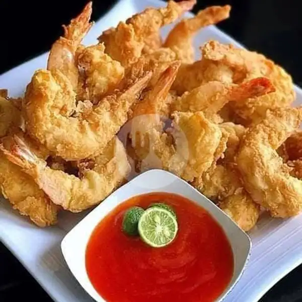 Udang goreng Tepung+Nasi | Seafood 48 NaufaL