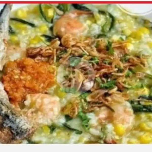 Bubur Manado + Ikan Kering + Udang | Ade Kuliner, Dg Tata 3