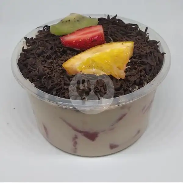 Salad Saus Vanilla Latte 300ml Toping Coklat | Pudding & Salad Start, Imam Bonjol