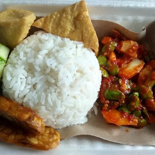 Nasi+Udang Sambel Petai | Love Vegetarian, Batam Kota