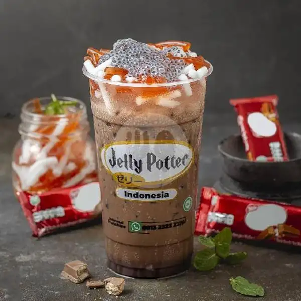 Jelly Potter Kitkat Chocolate Drink | Jelly Potter, Neglasari