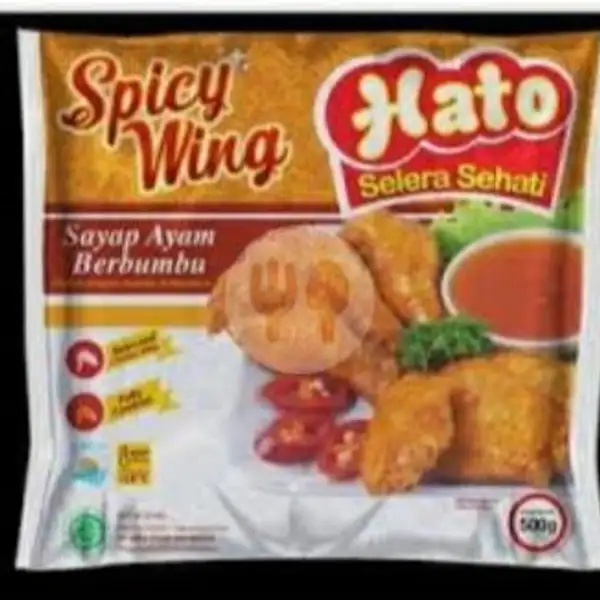 HATO SPICY WING 500GR | Pelangi Frozen Foods, P. Komaruddin