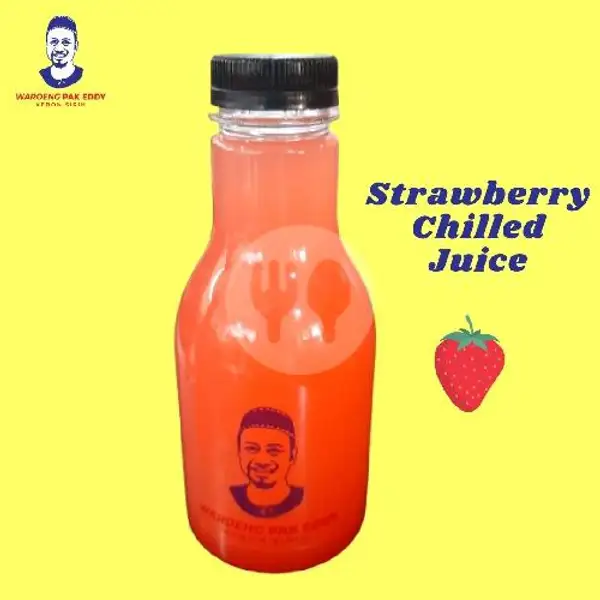 Strawberry Chilled Juice | Nasi Uduk Ayam Tulang Lunak Pak Eddy, Kebon Sirih Timur